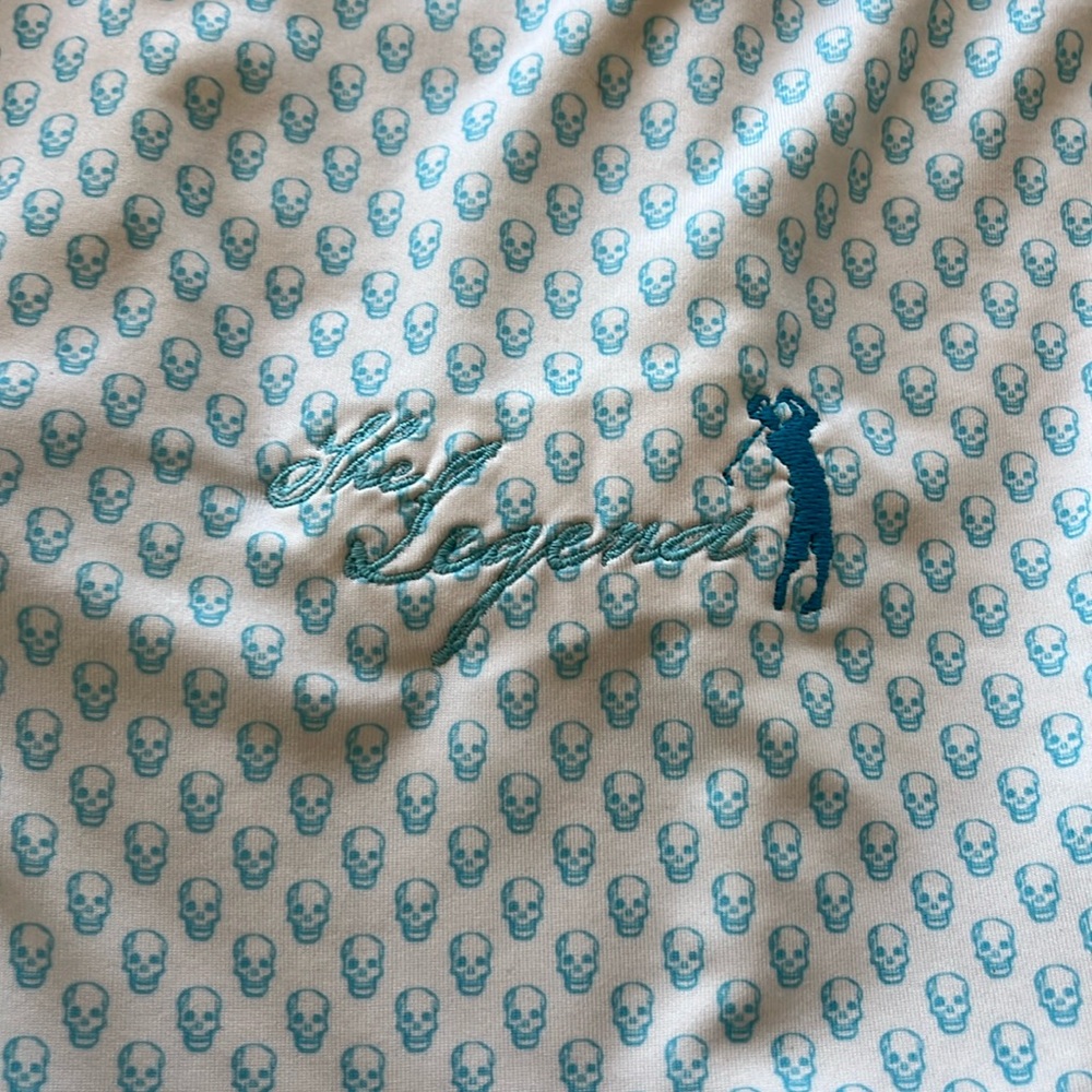 Peter Millar Summer Comfort skull in one golf shirt! The Legend!